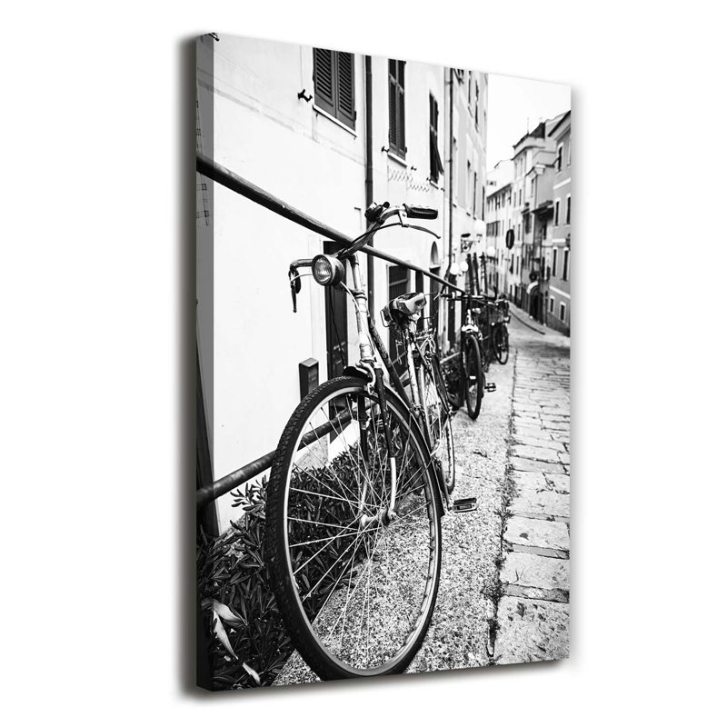 City Bikes - Wrapped Canvas Print