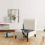 Fauteuil de chambre rembourré Glam Cerulean I