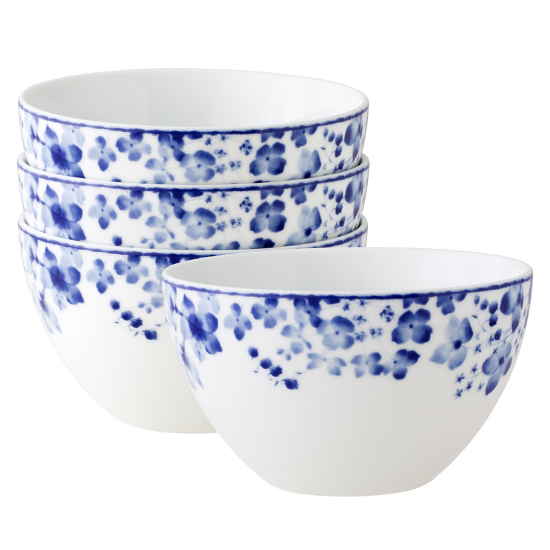 Bols à céréales Noritake Bloomington Road, 6 po, 29,5 oz, Blue