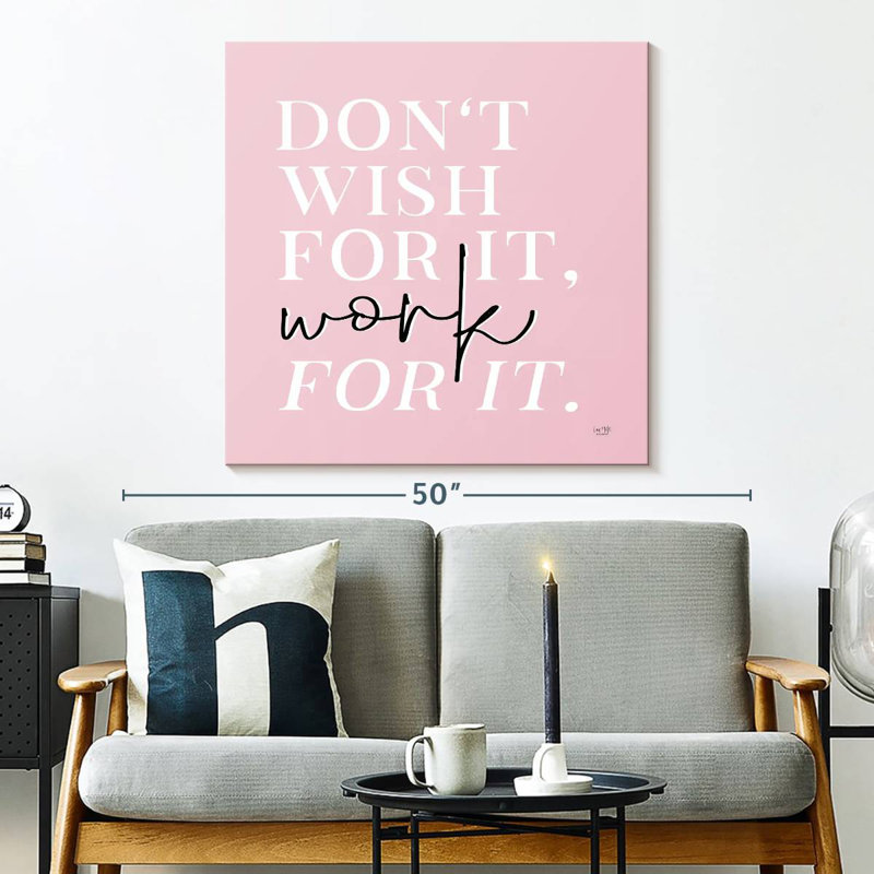 Tergel Work For It, 33" H x 33" W