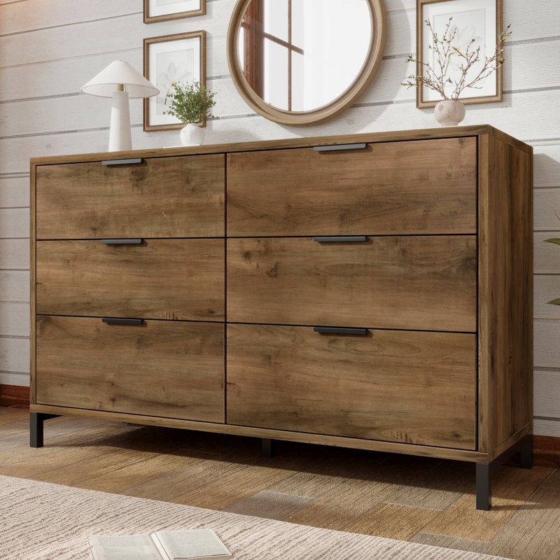 Arijah 40cm W 6 - Drawer Chest of Drawers