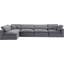 Canapé modulaire réversible en velours de 160 po de large Ivalin-87141448