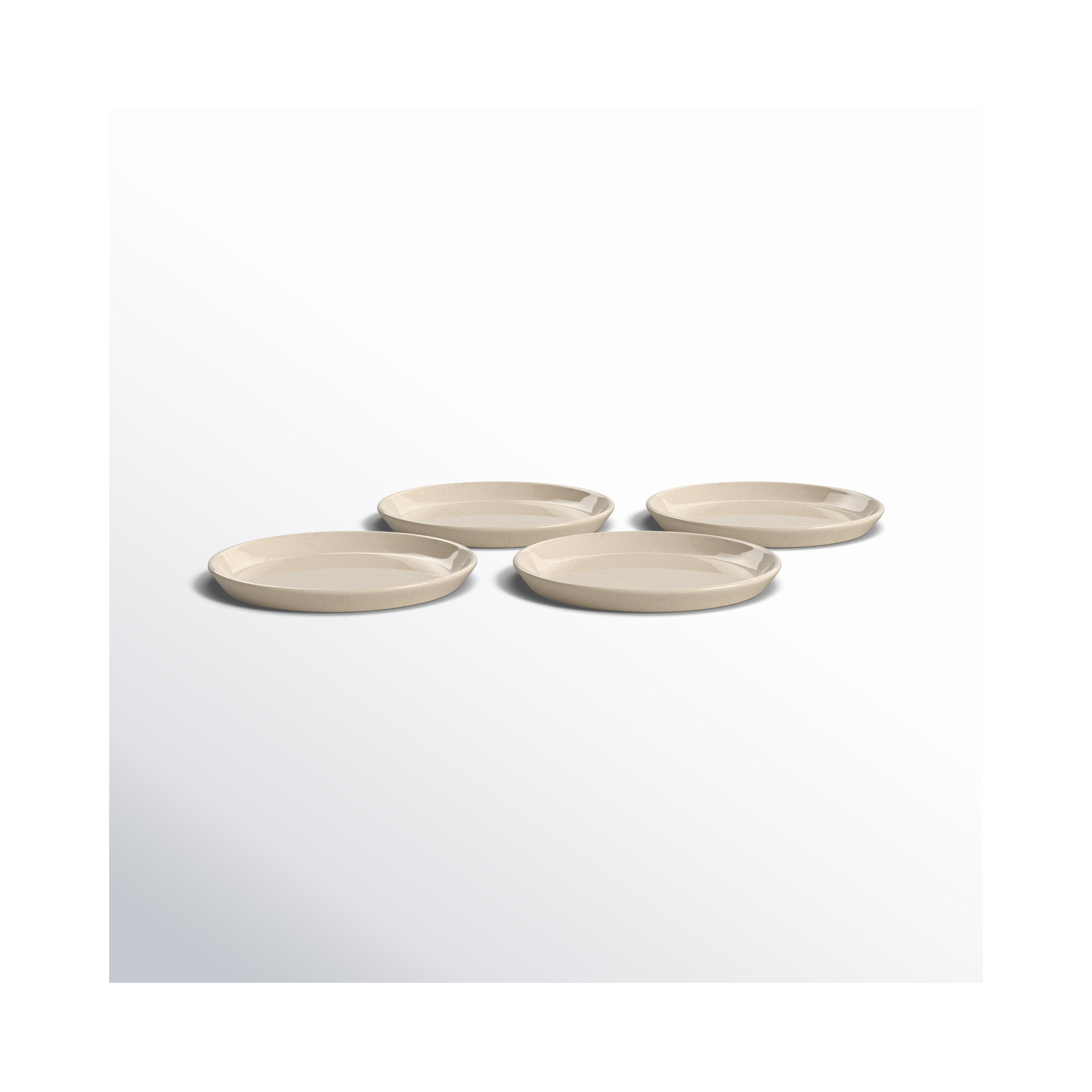 Borgen Bread and Butter Plate, Muslin