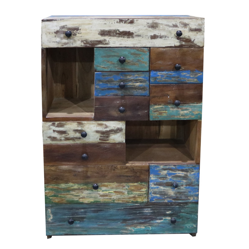Hinchinbrook Solid Wood 70cm W 11 - Drawer Chest of Drawers