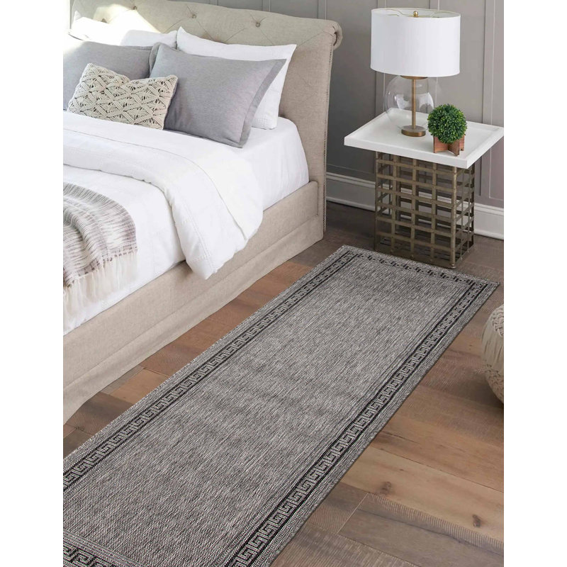 Tapis gris Narita, Tapis de couloir 2 pi 8 po x 8 pi 2 po