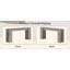 Très longue console de style campagnard, canapé-lit en bois étroit derrière le canapé, table d'appoint rustique gris avec rangement pour le salon, le couloir et le vestibule-399690692
