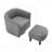 Upholstered Chair With Ottoman-789597967