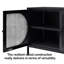 Large armoire d'appoint 2 portes avec verre cannelé Luna Luna-2046240371