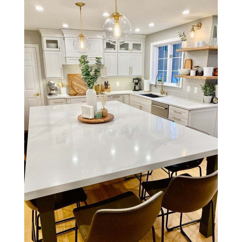Meadowmere 3" Hexagon Matte Ceramic Tile, Cement Gray