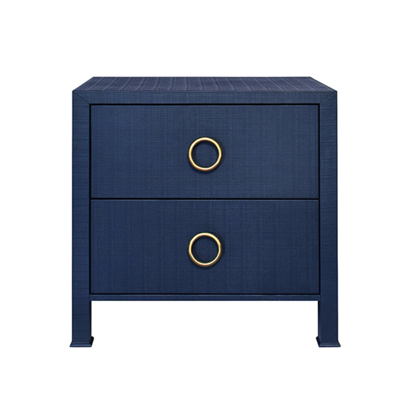 Edelman End Table, Navy