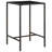 Bar Table Outdoor Pub Counter Height Table with Glass Top PE Rattan-1887835774-1887835772
