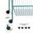 36'' H x 21.2'' W Utility Cart with Wheels-48207635