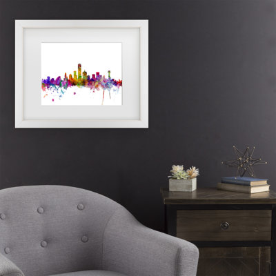 " Dallas Texas Skyline " by Michael Tompsett
