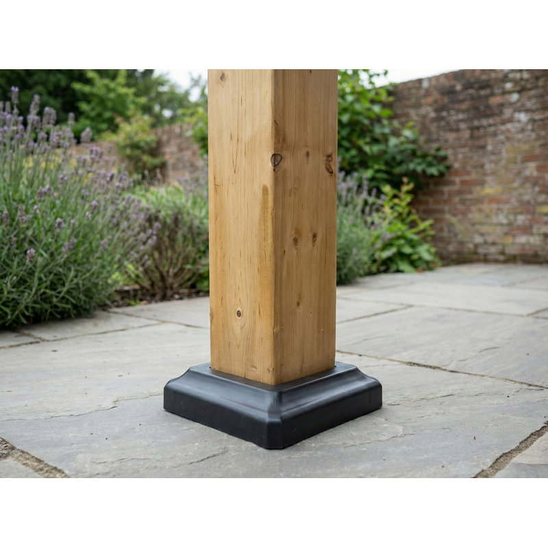 Ottawa 3.6 x 4m Cedar Wood Frame with Double Roof, 305cm x 300cm x 365cm