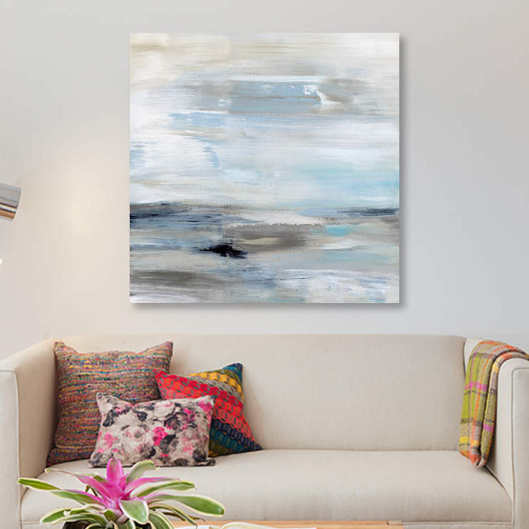 «Gulf Stream», impression sur toile, H 12 po x l 12 po x P 0,75 po, Pas de tapis, Toile tendue
