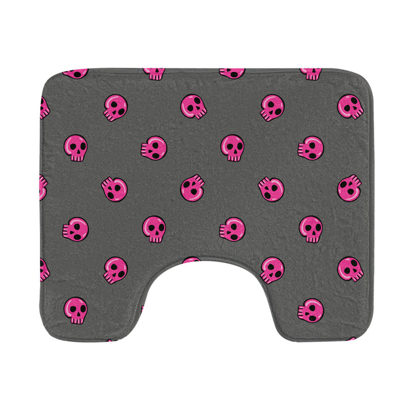 Tapis de salle de bain en U Skull