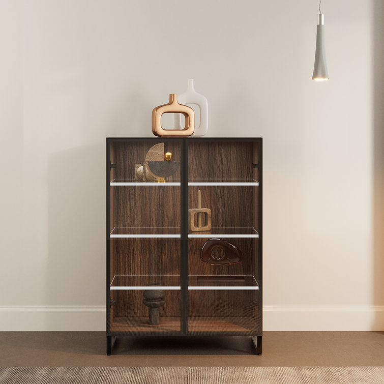 Eureka Ergonomic Display Cabinet with Adjustable Shelves & Interior Light &  Reviews