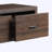 Geo 3-Drawer Rectangular TV Stand in Walnut