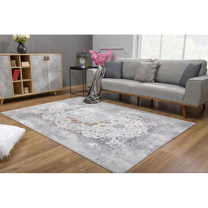 Tapis oriental gris Anderegg, Rectangle 8 pi x 11 pi