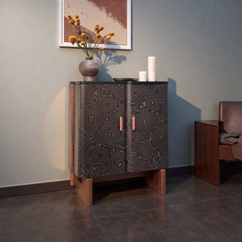 Armoire d'appoint moderne en bois avec portes