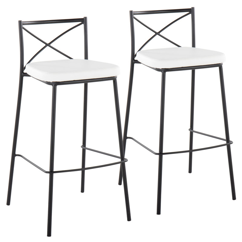 Tabouret de bar 30 po Modern, Noir
