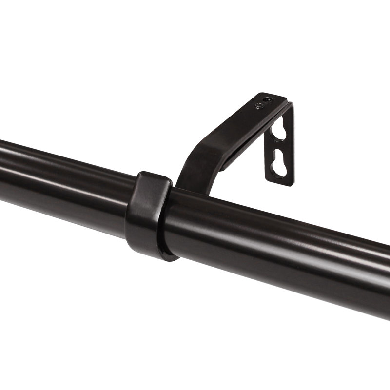 Tringle à rideaux simple réglable 72 po à 144 po 1 po Maylin