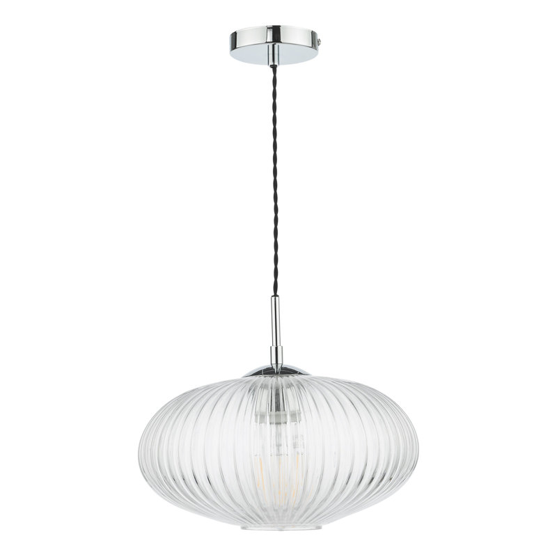 Chantoria 1 - Light Pendant, Polished Chrome, Clear