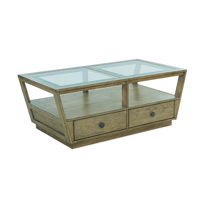 Glass Top Single Coffee Table