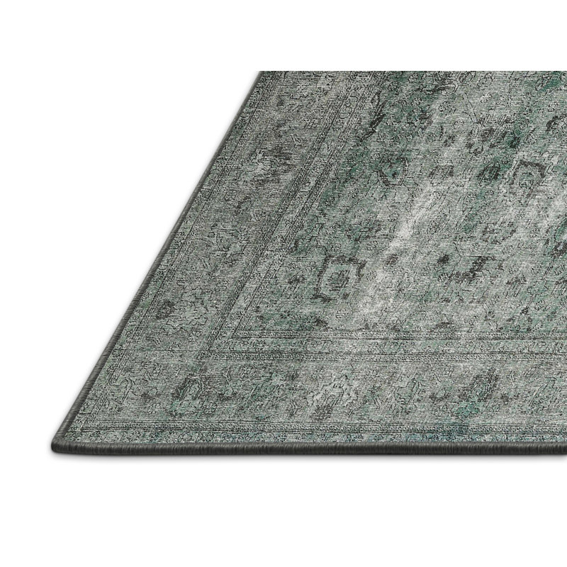 Tapis gris clair Deegan, Rectangle 5 pi x 7 pi