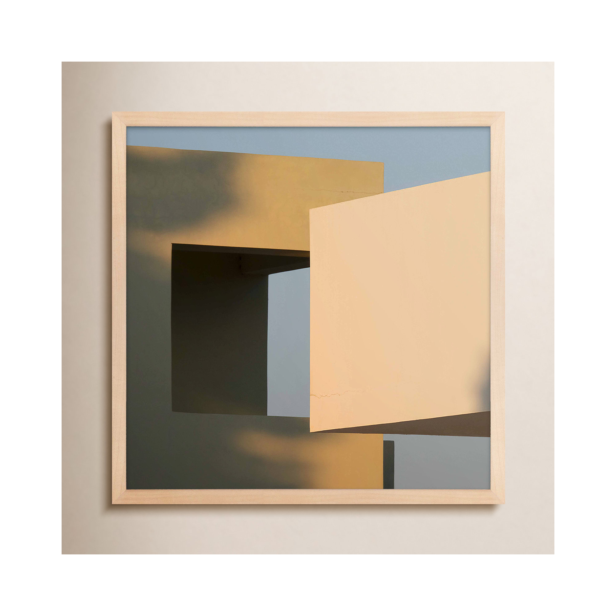 In the Shade by Svetlana Smirnova - Framed Wall Art, 16" H x 16" W, Maple