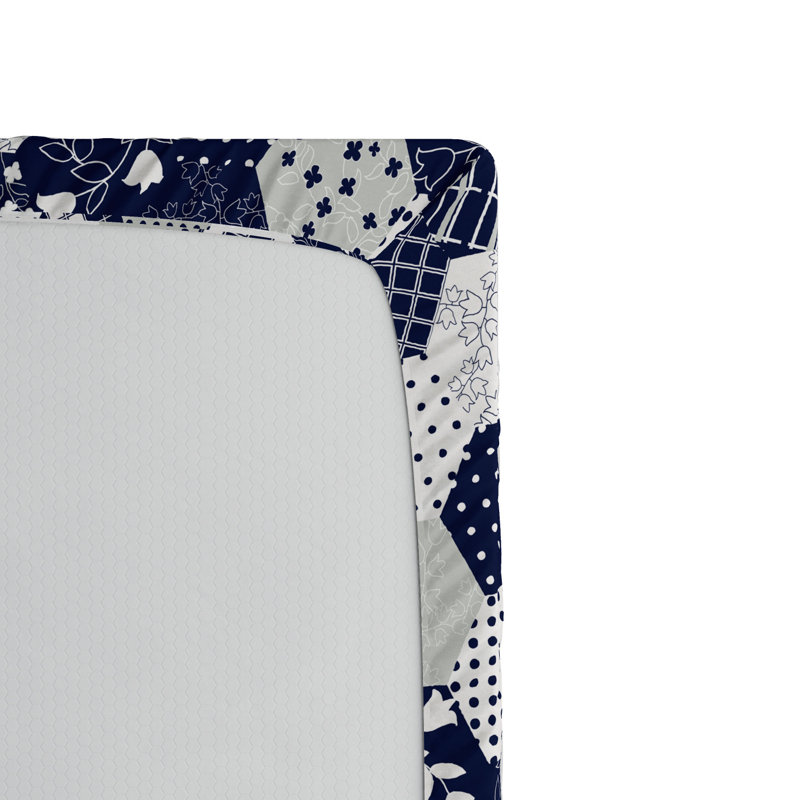 Microfiber Patchwork Fitted Sheet, Full Fitted Sheet