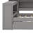 Wood Platform Bed – Storage Shelves, Drawers, Charging Station, LED, Desk & Upholstered Headboard Included-1023922910-1023922880