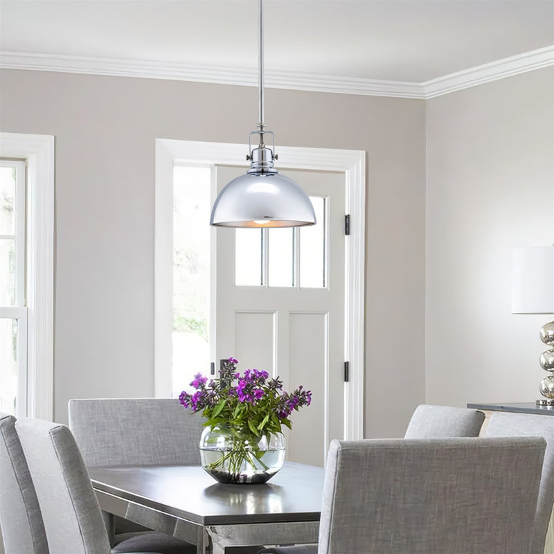 Tazewell 1 - Light Single Pendant, Chrome
