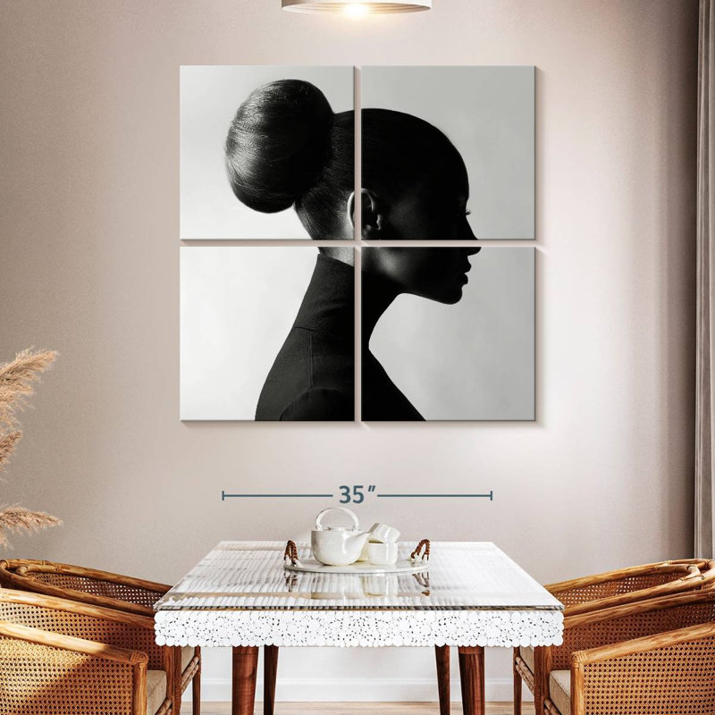 Neck Up, 45" H x 45" W