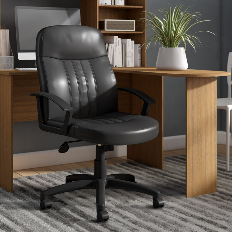 Chaise de bureau contemporaine, Noir