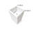 Square Grove Column Planter - White