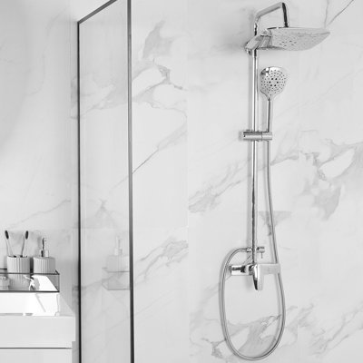Bernon Mixer Shower with Dual Shower Head