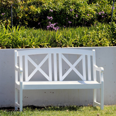 Banc de jardin en bois Amidat