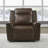 Murraylee Swivel Glide Power Recliner w/ USB Charging Ports - Cognac Leather