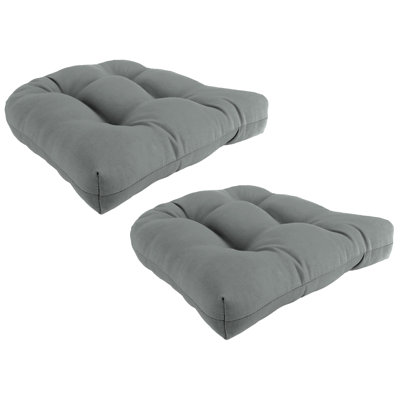 Contoured Outdoor Wicker Seat Cushion