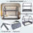 Upholstered Daybed With Led Light Strips-1589084184