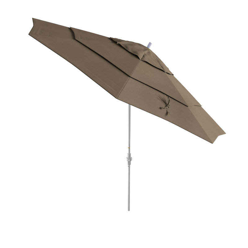 Parasol de marché 132 po, Blanc 1, Toile Sunbrella® ara