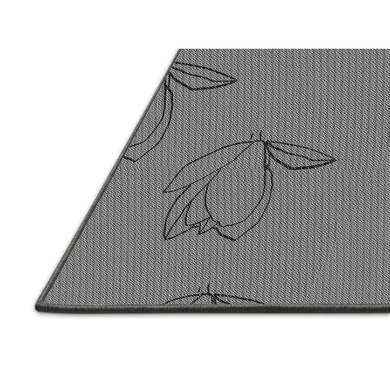 Floral Indoor Rug, Rectangle 5' x 7'