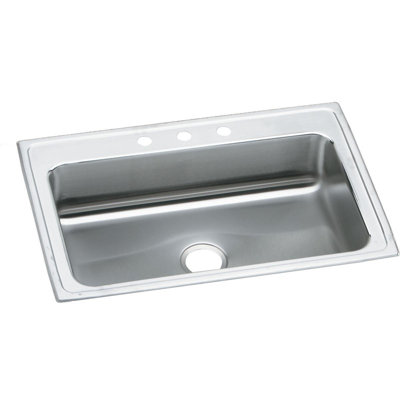 Évier de cuisine à montage sur plan L 33 po x l 22 po Lustertone