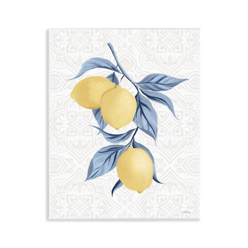 «Geometric Mosaic Lemons» par Cat Thurman Designs