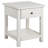 Thurston 1-drawer Wood End Table with Shelf Distressed White-542771380