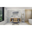 Ensemble de meuble-lavabo mural simple 59 po Mitul-1172269263