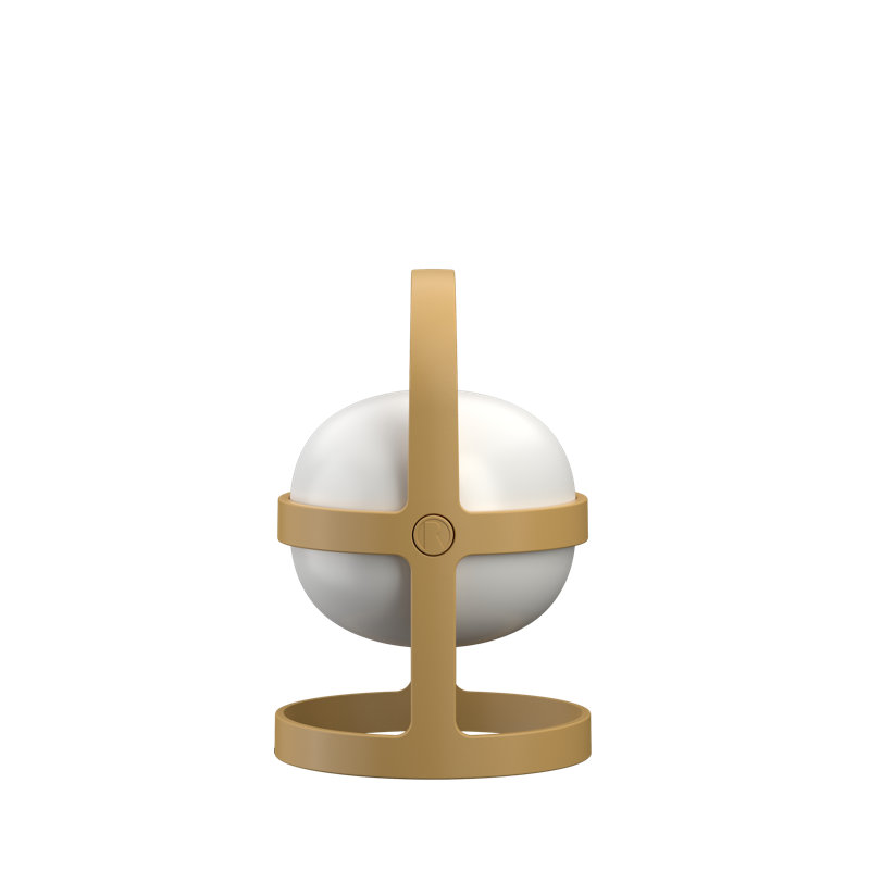 Soft Spot Solar Circular, 7.3" H x 4.7" W x 4.7" D, Wheat