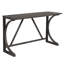 Ensemble de table de bar 4 pièces avec prise de courant, ensemble de table de bar et chaises, ensemble de table de bar avec 3 tabourets rembourrés pour le salon, la salle à manger, la salle de jeux, gris foncé