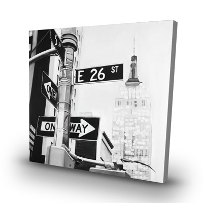 New york city street signs - 32"x32" art on canvas